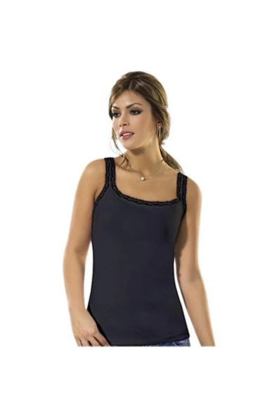 Anıt Bayan Dantel Askılı Atlet Geniş Askılı Atlet 2172 - Resim 2