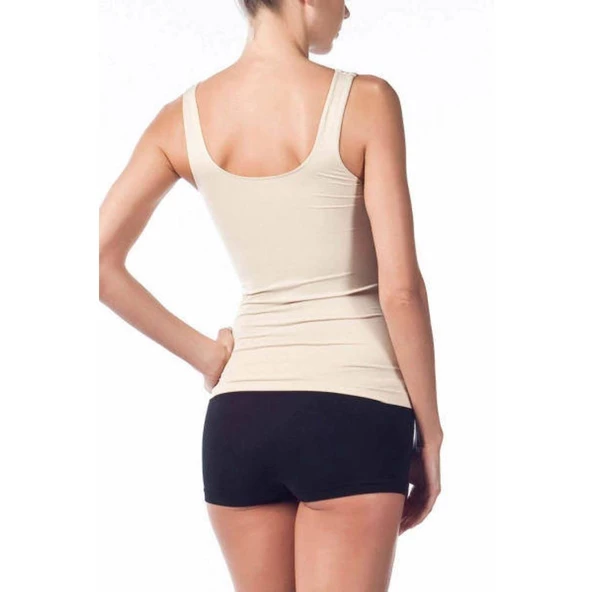 Miss Fit Bayan Kalın Askılı Geniş Askılı Atlet 1601 - Resim 3