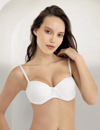 Şahinler B9375 Bade İçi Boş Arkası Şeffaf Desteksiz Sütyen - 2