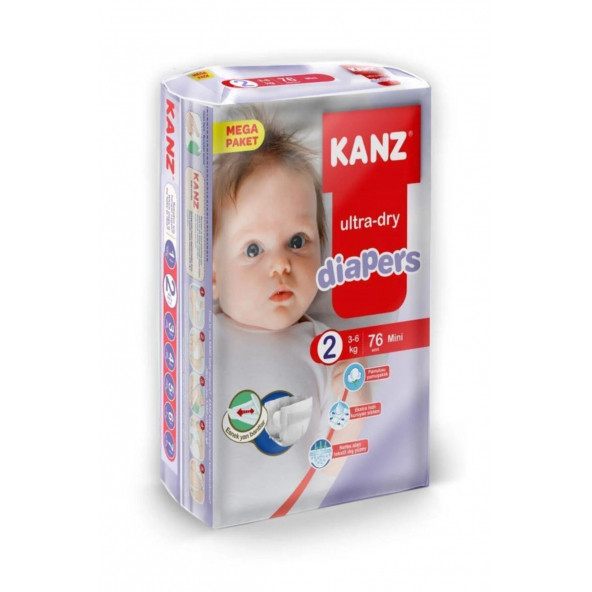 Kanz Mega Paket - 2 No Mini 3 - 6 kg 76 Adet