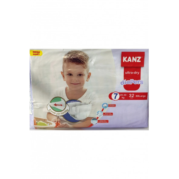 Kanz Mega Paket - 7 No XXLarge 20 - 30 kg 32 Adet