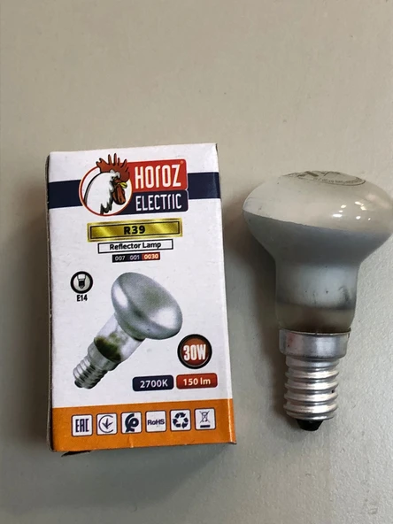 3 ADET Horoz YEDEK LAV LAMBASI E14 R39 30W SPOT AMPÜL ürün görseli 1