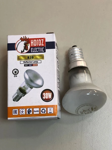 3 ADET Horoz YEDEK LAV LAMBASI E14 R39 30W SPOT AMPÜL - Resim 2