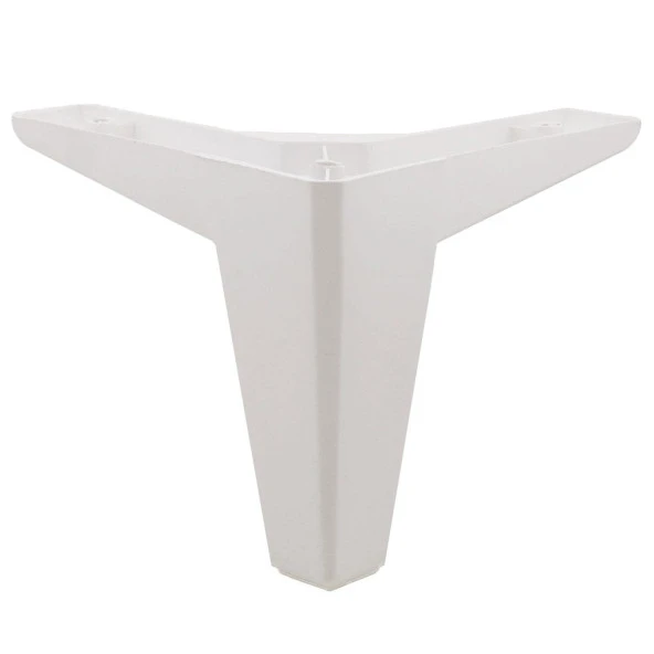 Sedir Lüks Mobilya Kanepe Sehpa TV Ünitesi Koltuk Ayağı 12 cm Beyaz Baza Ayak - 6