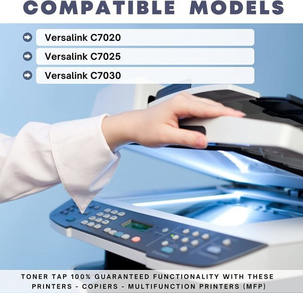 Xerox Versalink C7020-106R03745 Muadil Toner Siyah / C7025 / C7030 - 2