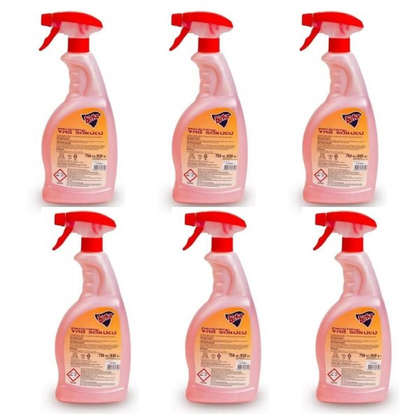 Birka Endüstriyel Yağ Sökücü 6 Adet x 750 ml.