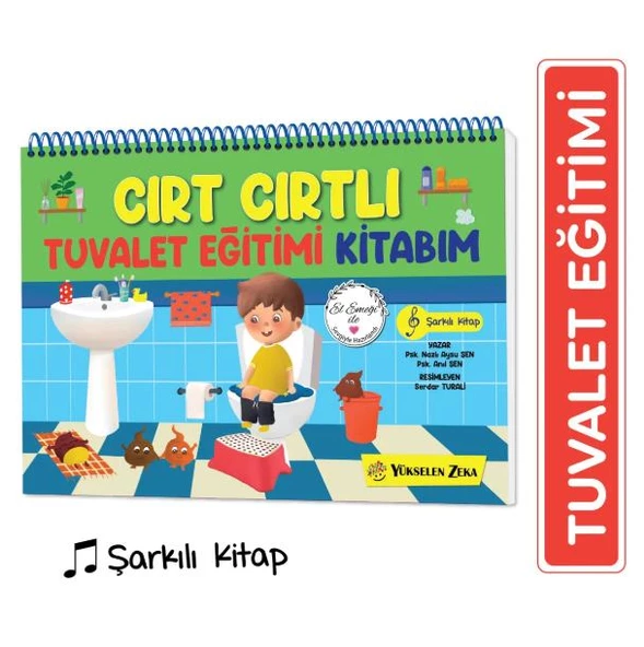 Y.Z. Cırt Cırtlı Tuvalet Eğitimi Kitabım Şarkılı Kitap