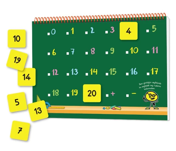 Y.Z. 3-6 Yaş Oyna Eğlen Öğren – Cırt Cırtlı Matematik Kitabım (Sayılar, Şekiller, Saatler, Örüntüler, Toplama, Çıkarma, Sudoku) - 2