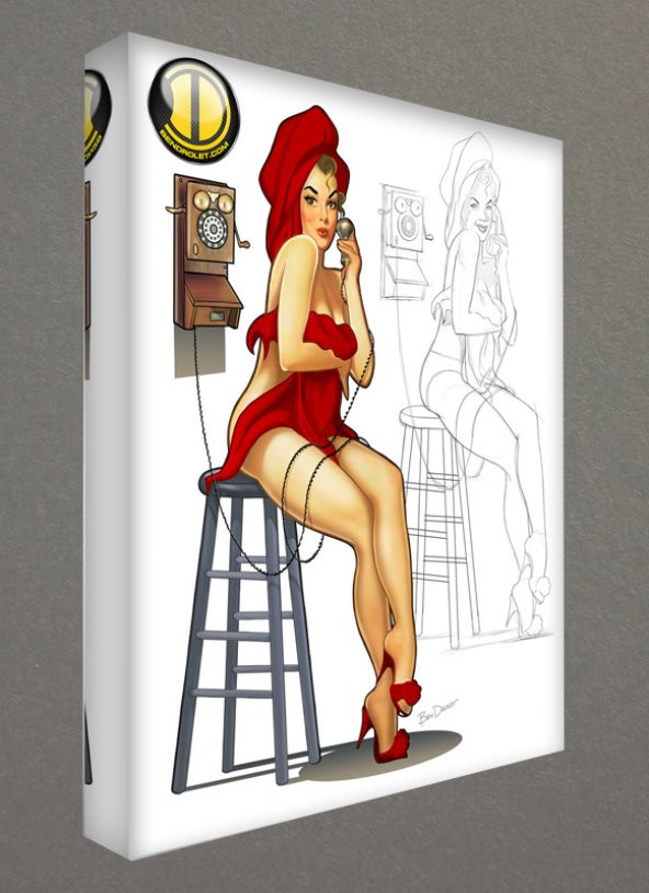 Kanvas Tablo - 60x90 cm  - Pop Art Resimler - PA2