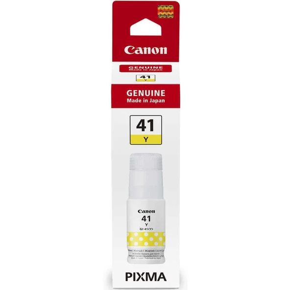 Canon GI-41/4545C001 Sarı Orjinal Mürekkep/ Pixma G1420 / G1460 / G2420 / G2460 / G3420 / G3460
