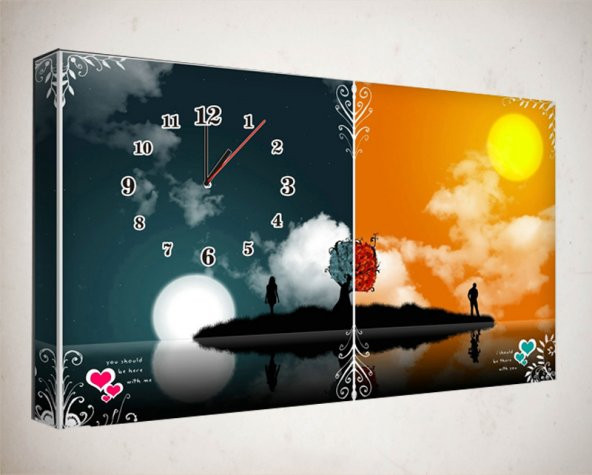Kanvas Tablo Saatler - 50x70 cm - TS39