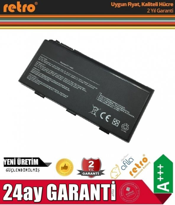 MSI GT60 GT70 GX60 GX70 BTY­M6D Notebook Bataryası Pil RMSL-013 - 2