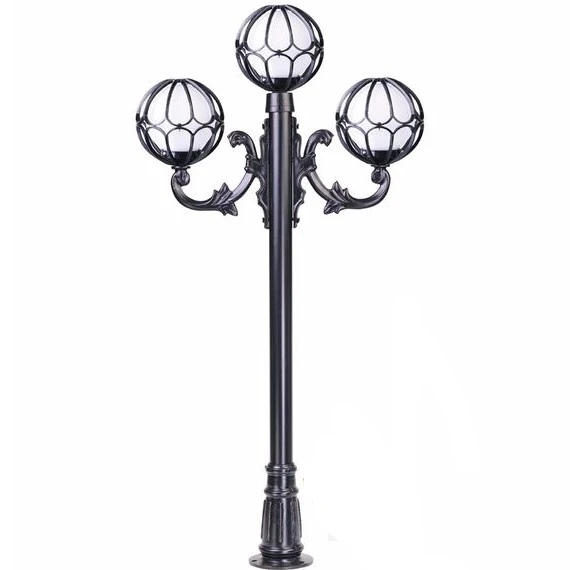 3 Karpuzlu Kısa Bahçe Aydınlatma Direği