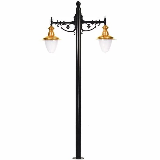 Bakır Sıvama Şapkalı Sokak Lambası