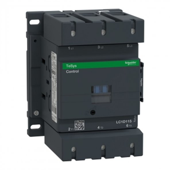 Schneider Electric LC1D115BD TeSys D Kontaktör 3P 115A AC3 24VAC
