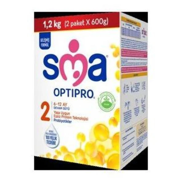 Sma Optipro 2 Probiyotik Devam Sütü 1200 Gr - 2