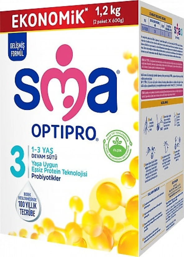SMA Mama 3 - 1200 gr Optipro Probiyotik