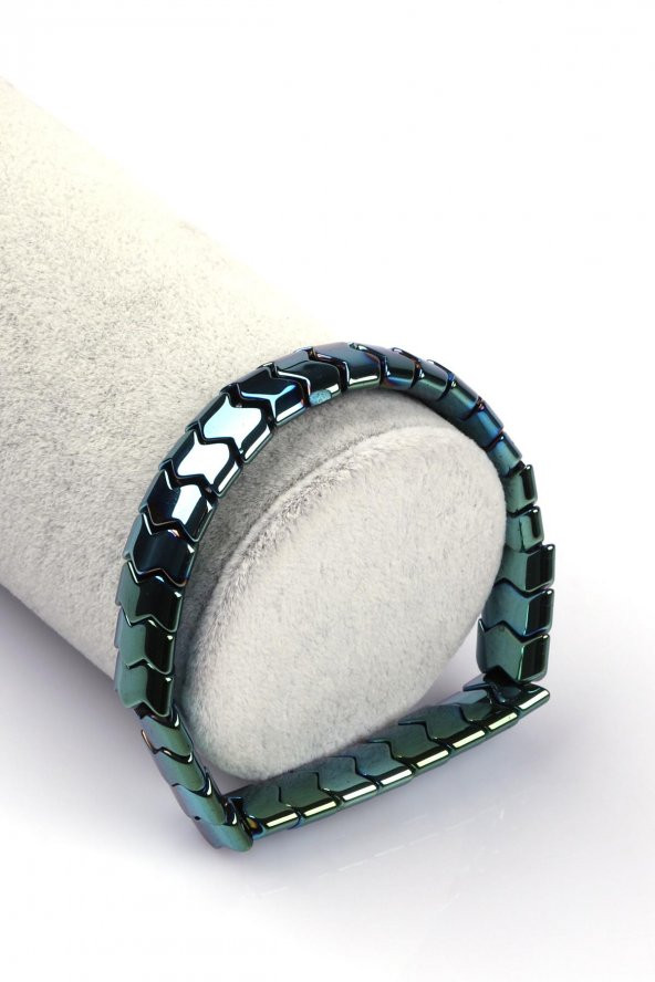 Hematit Doğal Taş Bileklik 5 x 12 mm Özel Kesim