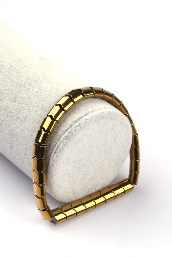 Hematit Doğal Taş Bileklik 6 x 7 mm Özel Kesim