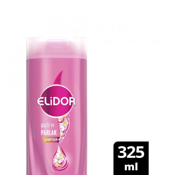 Elidor Superblend Saç Bakım Şampuanı Güçlü ve Parlak E Vitamini Makademya Yağı Kolajen 325ML