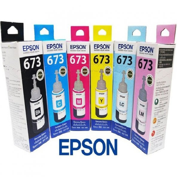 Eko Kartuş Epson Ecotank L810 Takım 6 Renk Mürekkep - Resim 2