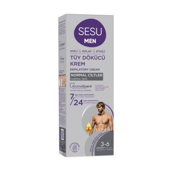Sesu Men Tüy Dökücü Krem 100x3 300 ml - 2