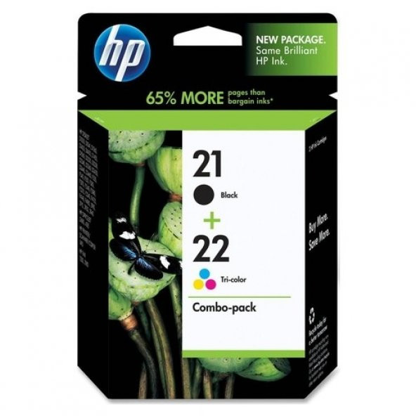 Hp 21 + 22 C9351A/C9352A İkili Paket Kartuş (C9509Fn)