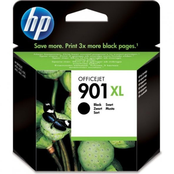 HP 901XL Kartuş / Hp 901XL Siyah Kartuş / Hp CC654AE Kartuş , HP Officejet 4500 / 4500W / J4500 / J4524 / J4550 / J4600 / J4680C Yüksek Kapasite Siyah Orjinal Mürekkep Kartuşu ürün görseli