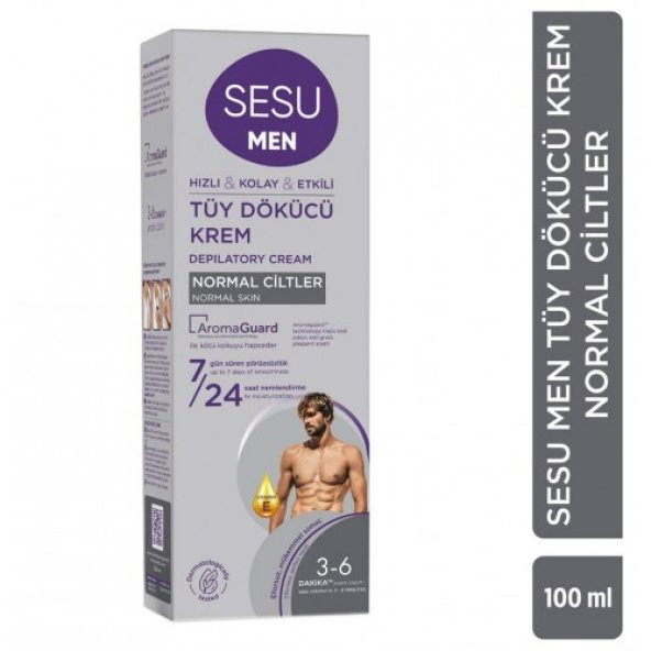 Sesu Men Tüy Dökücü Krem 100x4 400 ml