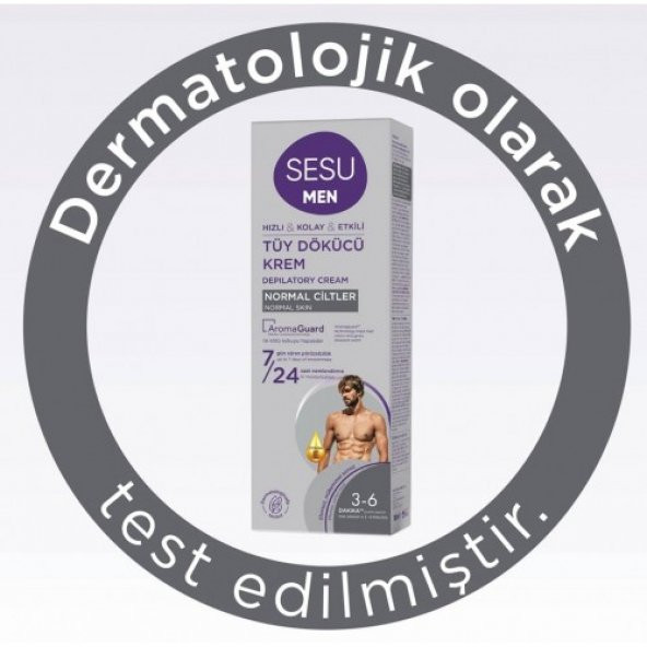 Sesu Men Tüy Dökücü Krem 100x4 400 ml - 3