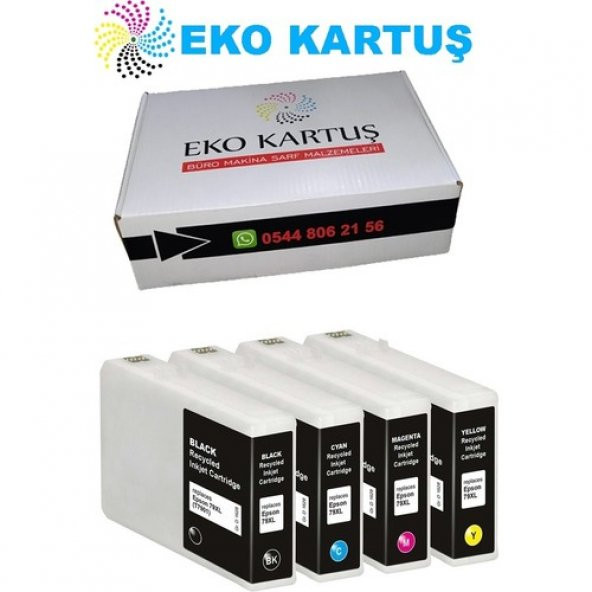 Eko Kartuş Epson 7891XL (Bk-Cy-Mg-Yl) Set Muadil Kartuş ürün görseli