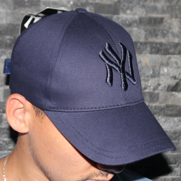 NY New York Şapka Kep Kasket Modeli Siyah - Beyaz - Lacivert Renk - 6