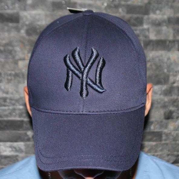 NY New York Şapka Kep Kasket Modeli Siyah - Beyaz - Lacivert Renk - 3