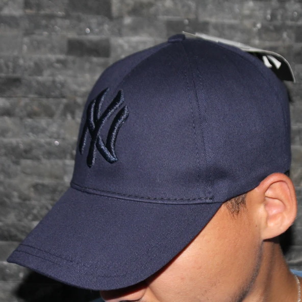 NY New York Şapka Kep Kasket Modeli Siyah - Beyaz - Lacivert Renk - 5