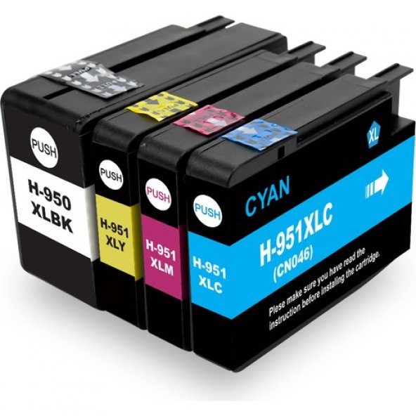 Eko Kartuş Hp Officejet Pro 276DW 4 Renk (950XL-951XL) Muadil Kartuş, ürün görseli