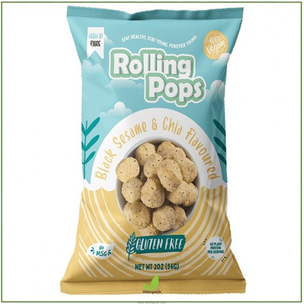 Rolling Pops Çörek Otlu Chialı Nohut Cipsi 56 gr