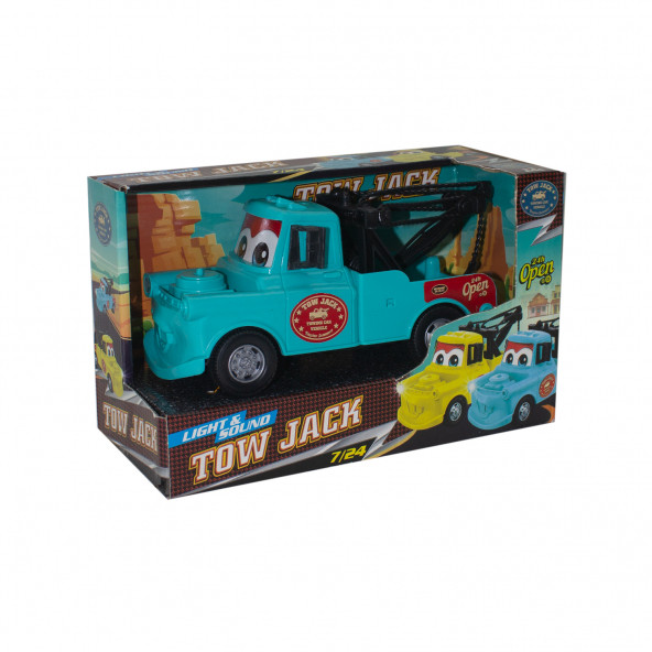 Oyuncak Çekici Kamyonet Işıklı Sesli Çekici Mavi - 2