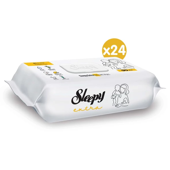 Sleepy Extra Islak Bebek Havlusu 24x90 (2160 Yaprak) - 2