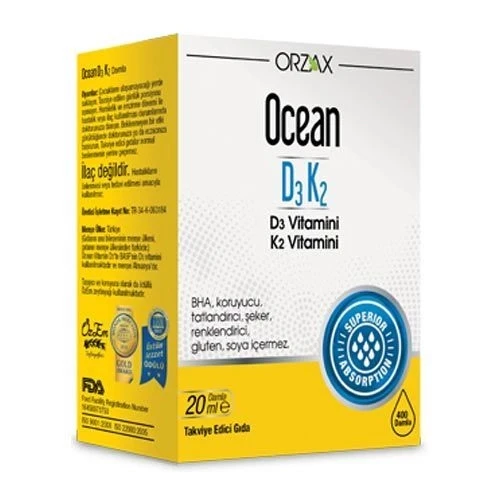 Ocean D3K2 Damla 20 ml