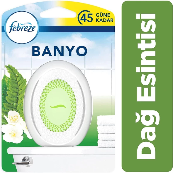 Febreze Hava Ferahlatıcı Banyo Oda Kokusu Dağ Esintisi 7,5 ml