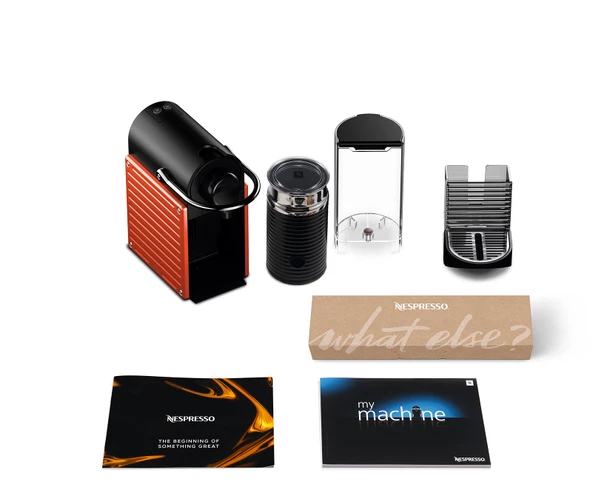 Nespresso C66R Pixie Kırmızı Kahve Makinesi ve Süt Köpürtücü Aksesuar - 6