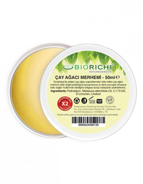 Biorichi Çay Ağacı Merhemi 50 ml ürün görseli