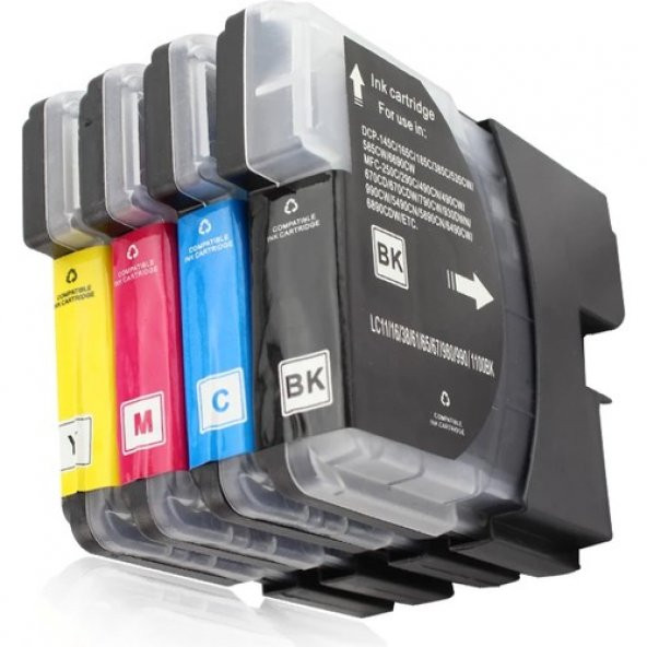 Eko Kartuş Brother MFC-290C 4 Renk (LC67-LC11-LC16-LC38-LC61-LC65) Muadil Kartuş, ürün görseli