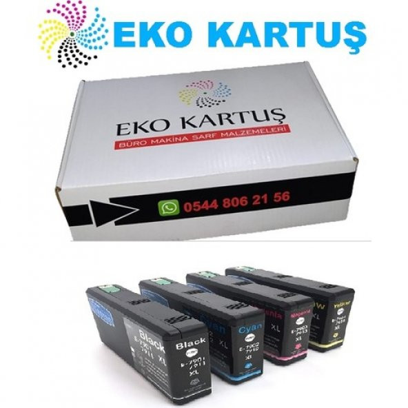 Eko Kartuş Epson Workforce Pro WF-4640DTWF Muadilkartuş, - Resim 2