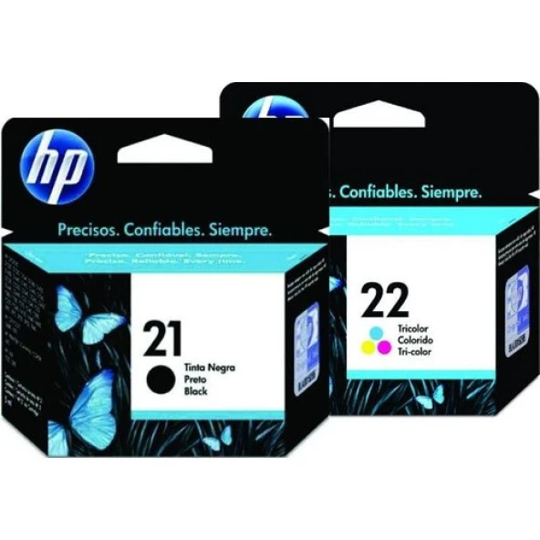 Hp (C9351Ae/C9352Ae) 21 Ve 22 Siyah Ve Renkli Kartuş