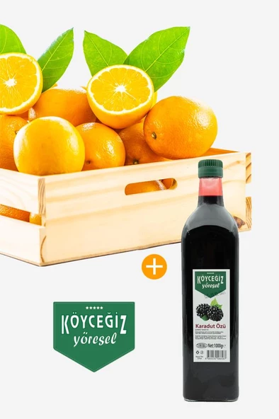 Kb Köyceğiz Yöresel Köyceğiz Portakalı 4 Kg + Köyceğiz Yöresel Karadut Özü 1 Kg - Resim 2