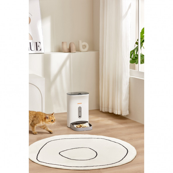 Avenir Wifi Kontrollu Akıllı Kameralı ve Sesli Mama Kabı - App Kontrol - 3
