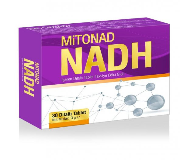 Mito Mitonad Nadh Içeren Dilaltı Tablet Takviye Edici Gıda 30 Dilaltı Tablet 3g