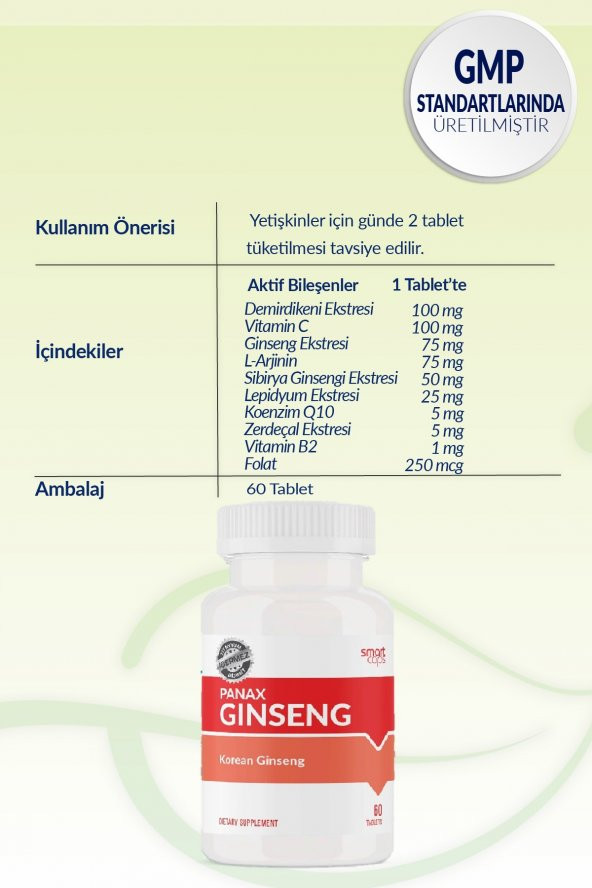 Panax Ginseng 60 Tablet