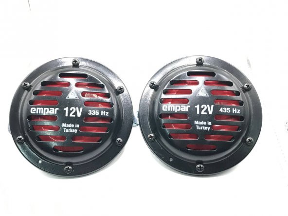 Hella Tip Korna Super Ton Siyah Krom Korna 12v - 2